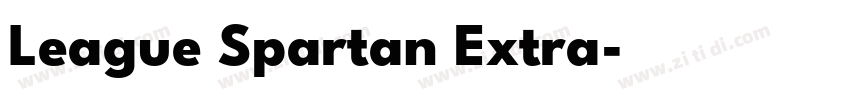 League Spartan Extra字体转换 League Spartan Extra字体转换